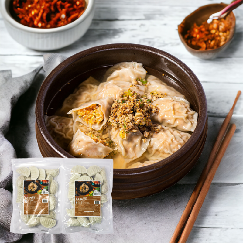 토박이마을 강원더몰,강원도식 두부김치만두600g 2팩