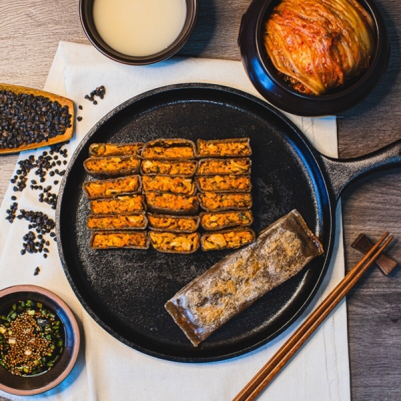 토박이마을 강원더몰,메밀김치전병1.2kg 1팩