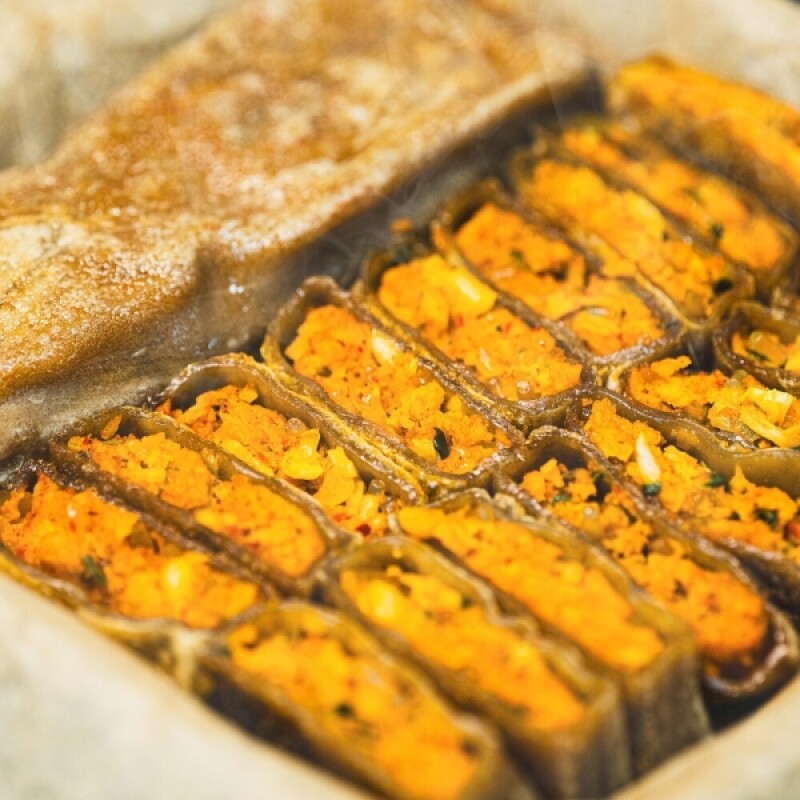 토박이마을 강원더몰,메밀김치전병1.2kg 1팩